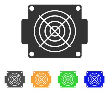 Madenciliği ASIC aygıtı vektör simgesi