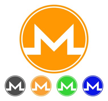 Monero sikke vektör simgesi