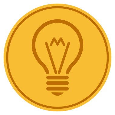 Elektrikli ampul altın sikke