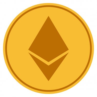 Ethereum kristal altın sikke