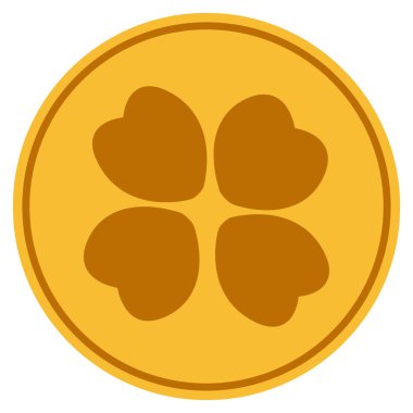 Dört yapraklı yonca altın sikke