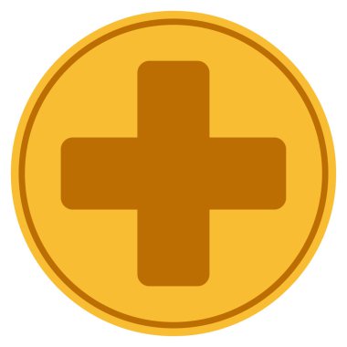 Tıbbi çapraz altın sikke