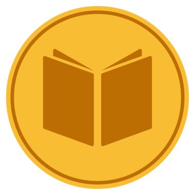Açık kitap altın sikke