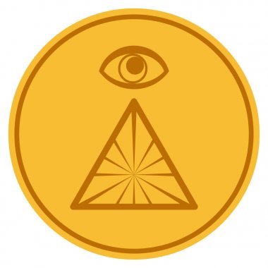 Piramit göz altın sikke