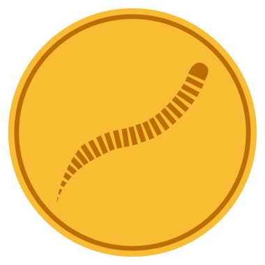 Solucan parazit altın sikke