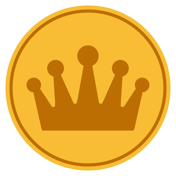 Corona Moneta d'Oro — Vettoriale Stock