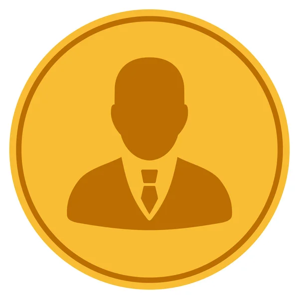 Manager złote monety — Wektor stockowy