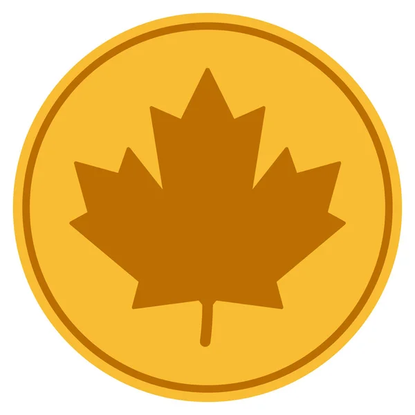 Maple Leaf munt — Stockvector