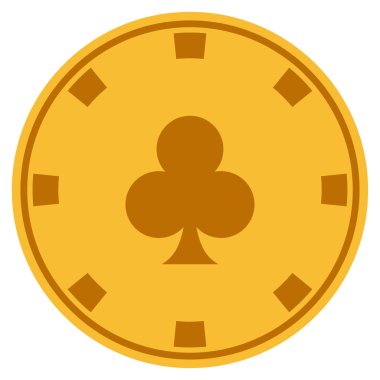 Kulüp takım elbise Altın Casino çip