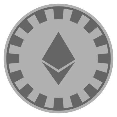 Ethereum kristal gümüş Casino çip