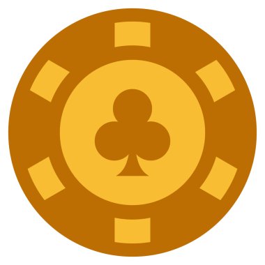 Kulüp takım elbise Altın Casino çip