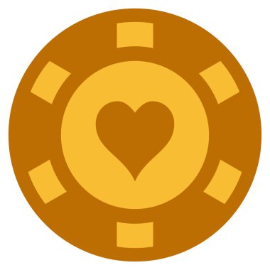 Kalpler takım elbise Altın Casino çip