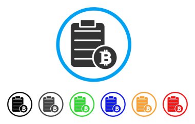 Bitcoin fiyat listesi simgesini yuvarlak