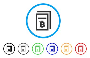 Bitcoin Fiyat Sayfalar simgesini yuvarlak