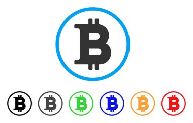Bitcoin sembol simge yuvarlak