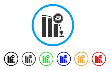 Dashcoin Epic Fail grafik simge yuvarlak