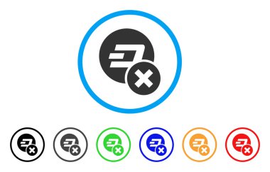 Yanlış Dashcoin yuvarlak simge