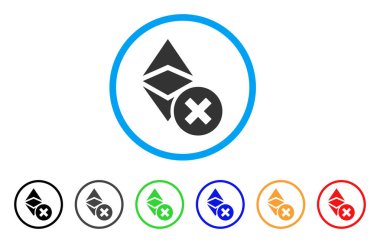 Yanlış Ethereum klasik simge yuvarlak