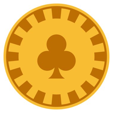 Kulüp takım elbise Altın Casino çip