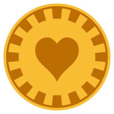 Kalpler takım elbise Altın Casino çip