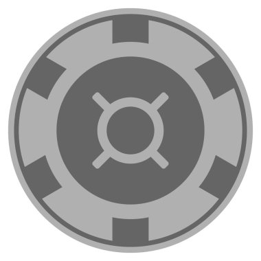 Para birimi gümüş Casino çip