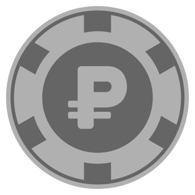 Rublesi Gümüş Casino çip
