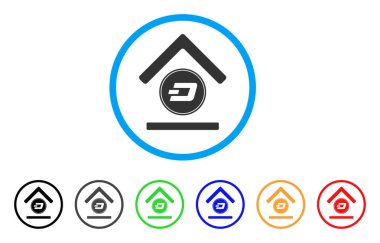 Dash banka simgesi yuvarlak