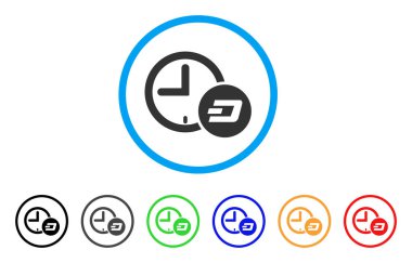 Dash kredi saat yuvarlak simgesini