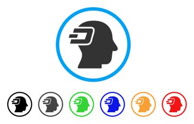 Dash hayal yuvarlak simge