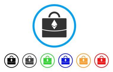 Ethereum iş durum simgesi yuvarlak