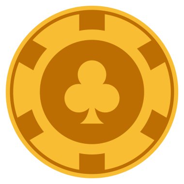 Kulüp takım elbise Altın Casino çip