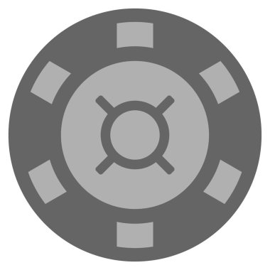 Para birimi gümüş Casino çip