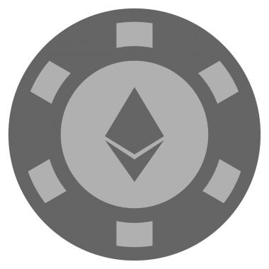 Ethereum kristal gümüş Casino çip
