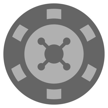 Rulet gümüş Casino çip