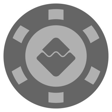 Dalgalar para birimi gümüş Casino çip