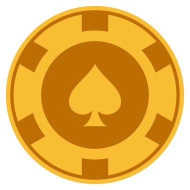 Tepeler takım elbise Altın Casino çip