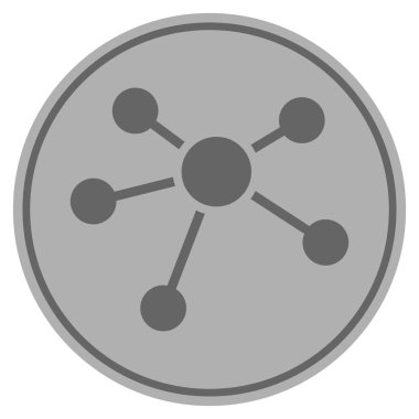 Bağlantıları gümüş sikke