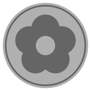 Çiçek gümüş sikke