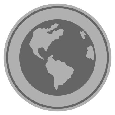 Seyyare yerküre gümüş sikke