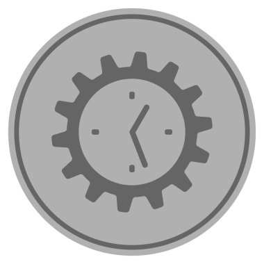 Zamanlı çalışma dişli gümüş sikke