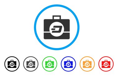 Dash iş büyük yuvarlak simge