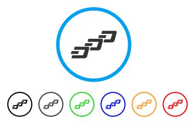 Dash zinciri yuvarlak simge