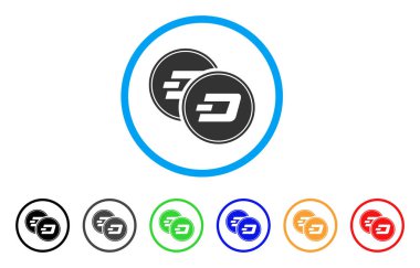 Dash yuvarlak simge paralar