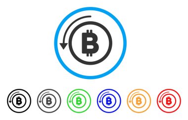 Bitcoin ödeme yuvarlak simgesini geri almak