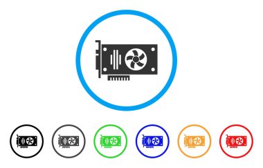 Ekran kartı yuvarlak simge