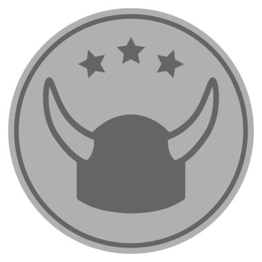 Boynuzlu miğfer gümüş sikke