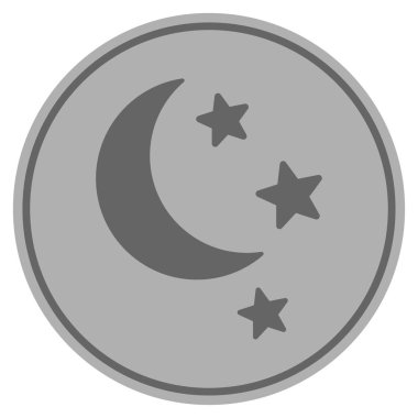 Ay yıldız gümüş sikke