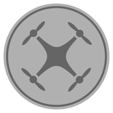 Quadcopter gümüş sikke