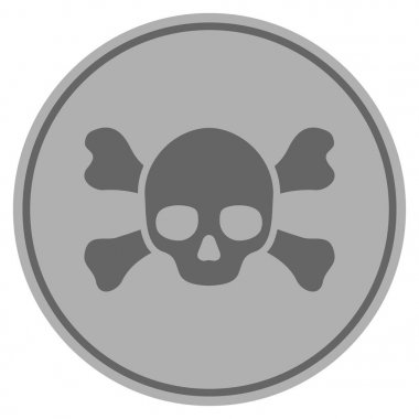 Kafatası ölüm Gümüş sikke