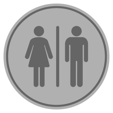 WC kişi sikke gümüş